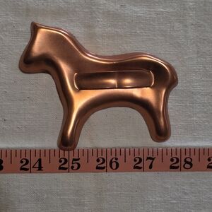 Copper Horse-Shaped Cookie Cutter / Pastry Cutter - Copper